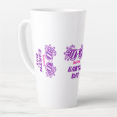 HAPPY EARTH DAY  カフェラテマグ (左アングル)