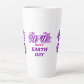 HAPPY EARTH DAY  カフェラテマグ (正面)