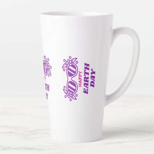 HAPPY EARTH DAY  カフェラテマグ (右)