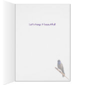 Happy Earth Day:美しく保しよう。 (内側 (右))