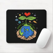 Happy Earth Day 2024救 Our Planet  Cute Earth Da マウスパッド (マウス)