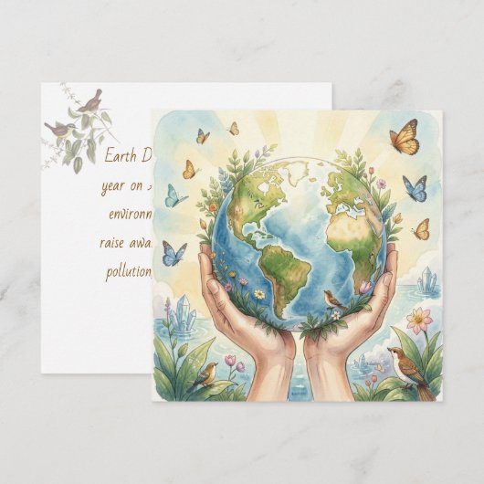 Happy Earth Day April 22nd   (正面/裏面)