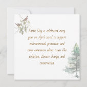 Happy Earth Day April 22nd   (裏面)