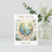 Happy Earth Day April 22nd   ポストカード (スタンド正面)