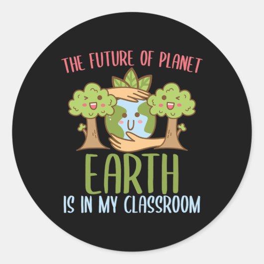 Happy Earth Day Earth Day毎日53rd Earth Day ラウンドシール (正面)
