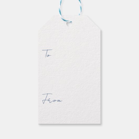 Happy Earth Day Turtle Design ギフトタグ (裏面)