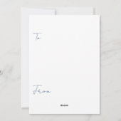 Happy Earth Day Turtle Design シーズンカード (裏面)