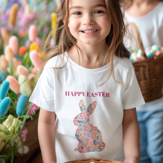 Happy Easter | うさぎ キッズTシャツ Tシャツ