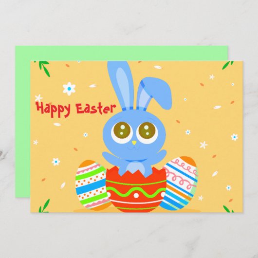 Happy Easter! シーズンカード (正面/裏面)