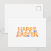 Happy Easter シーズンポストカード (正面/裏面)