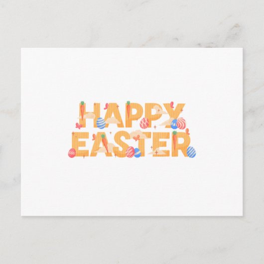 Happy Easter シーズンポストカード (正面)