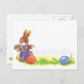 Happy Easter シーズンポストカード (正面/裏面)
