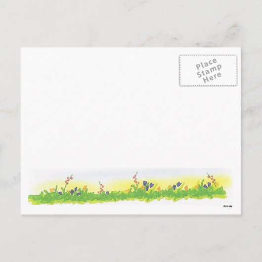 Happy Easter シーズンポストカード (裏面)