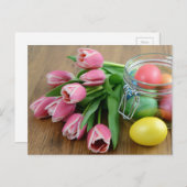 Happy Easter シーズンポストカード (正面/裏面)