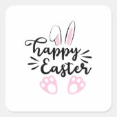 Happy Easter スクエアシール (正面)