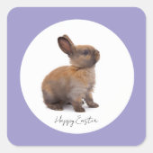Happy Easter スクエアシール (正面)