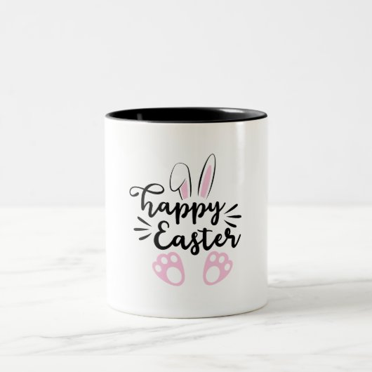 Happy Easter ツートーンマグカップ (中央)