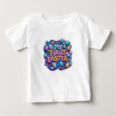 Happy Easter ベビーTシャツ (正面)