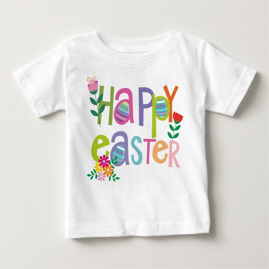 Happy Easter  ベビーTシャツ