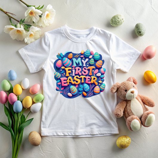 Happy Easter ベビーTシャツ