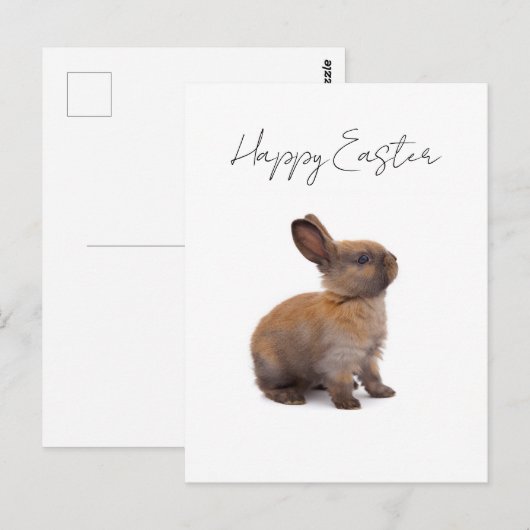 Happy Easter ポストカード (正面/裏面)