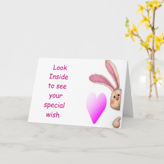 HAPPY ***EASTER***子供のカード カード (黄色い花)