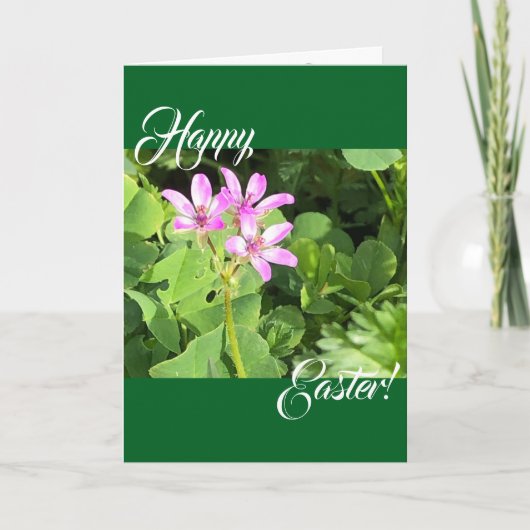 Happy Easter 1 - Folded Greeting Card カード (正面)
