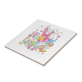 Happy Easter 2026 Cute Bunny Rabbit Easter Day Wom タイル (側面)