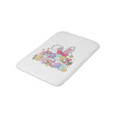 Happy Easter 2026 Cute Bunny Rabbit Easter Day Wom バスマット (アングル)
