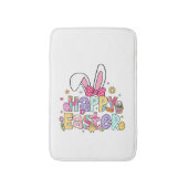 Happy Easter 2026 Cute Bunny Rabbit Easter Day Wom バスマット (正面縦)