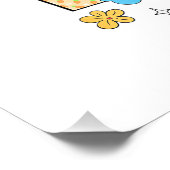 Happy Easter 2026 Cute Bunny Rabbit Easter Day Wom ポスター (コーナー)