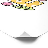 Happy Easter 2026 Cute Bunny Rabbit Easter Day Wom ポスター (コーナー)