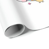 Happy Easter 2026 Cute Bunny Rabbit Easter Day Wom ラッピングペーパー (ロールコーナー)