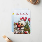 Happy Easter Baby Boy ノートカード (正面/裏面インサイチュ)