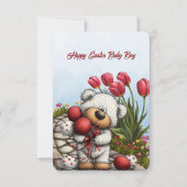 Happy Easter Baby Boy ノートカード (正面)