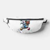 Happy Easter Basketball Boys Easter Bunny Funny Ea ファニーパック (レイダウン)