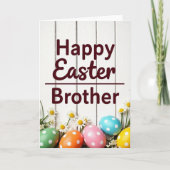 Happy Easter Brother Greeting Card カード (正面)