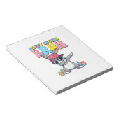 Happy Easter Bruh Bunny Dab Rabbit Dance Boys Kids ノートパッド (アングル)