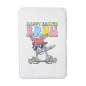 Happy Easter Bruh Bunny Dab Rabbit Dance Boys Kids バスマット (正面縦)