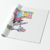 Happy Easter Bruh Bunny Dab Rabbit Dance Boys Kids ラッピングペーパー (アンロールド)