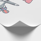 Happy Easter Bruh Bunny Dab Rabbit Dance Boys Kids ラッピングペーパー (角)