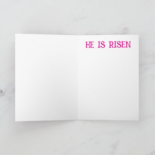 Happy easter bunnies カード (内部)