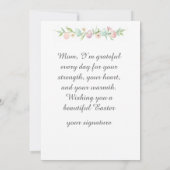 Happy Easter Bunnies For Mom Holiday  シーズンカード (裏面)