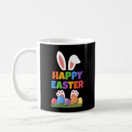 Happy Easter Bunny  コーヒーマグカップ (左)