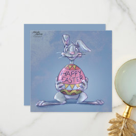 Happy Easter Bunny サンキューカード