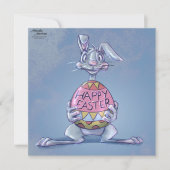 Happy Easter Bunny サンキューカード (正面)