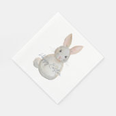 Happy Easter Bunny スタンダードランチョンナプキン (角)