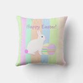 Happy Easter Bunny and Eggs クッション (裏面)