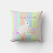 Happy Easter Bunny and Eggs クッション (正面)