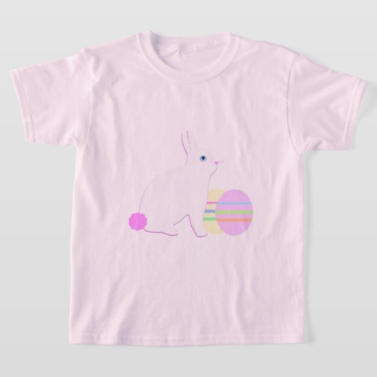 Happy Easter Bunny and Eggs  Tシャツ (レイダウン)
